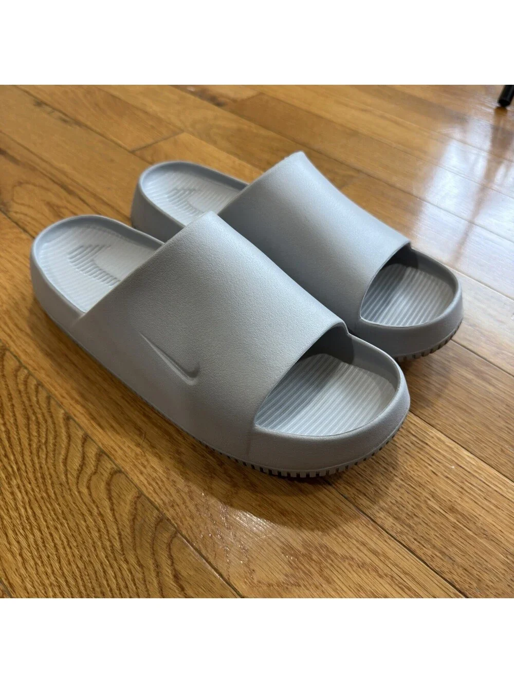Size Men’s 12 , Women’s 13 Nike Calm Slide Sandals Gray Water Comfort Casual